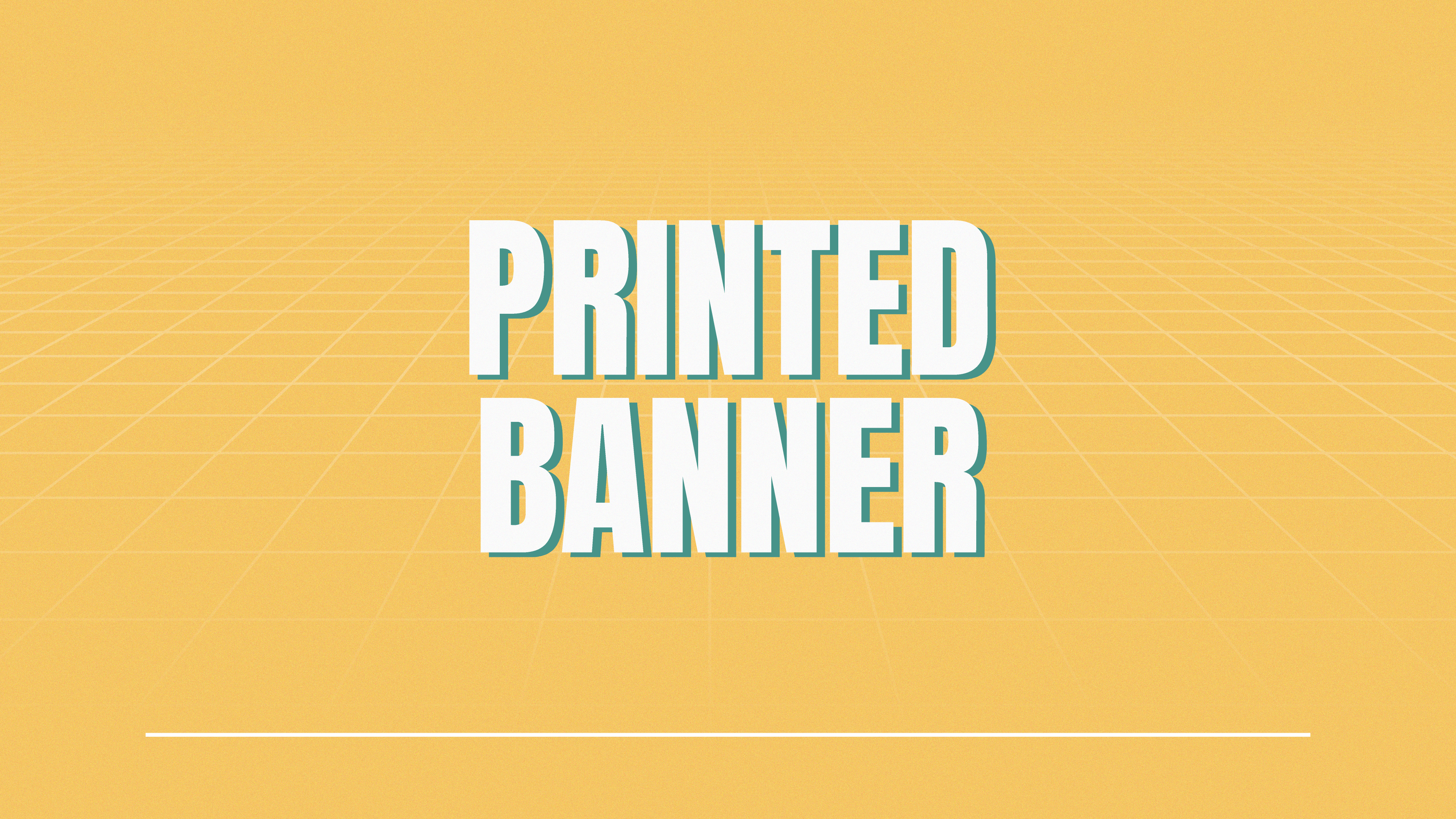 Printed Banner
